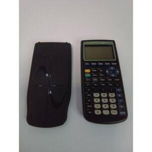 Texas Instruments TI-83 Plus Graphing Calculator Black with Cover Used Tested